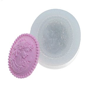 Molde de  Silicone 272 - Camafeu Moderno Grande