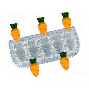 Molde de  Silicone 273 - Quinteto de Cenourinhas 2