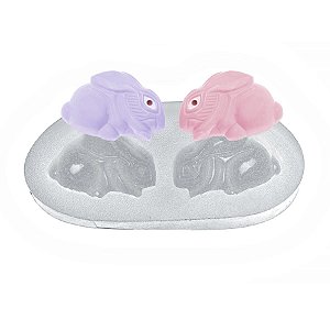 Molde de  Silicone 281 - Casal de Coelhos