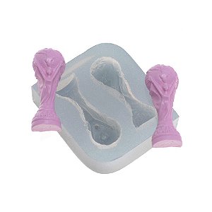 Molde de  Silicone 344 - Dupla de Troféus