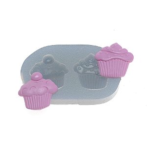 Molde de  Silicone 352 - Dupla de Cupcakes