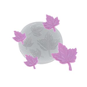 Molde de  Silicone 404 - Quarteto de Folhas