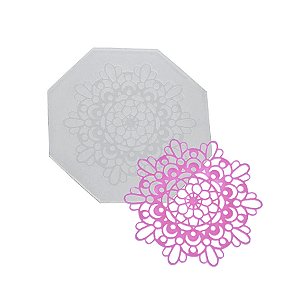 Molde de  Silicone 419 - Renda Octogonal