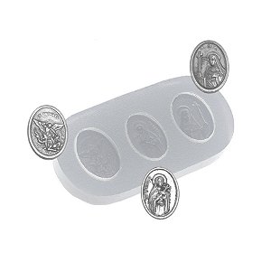 Molde de  Silicone 437 - Santinhos St - Rita