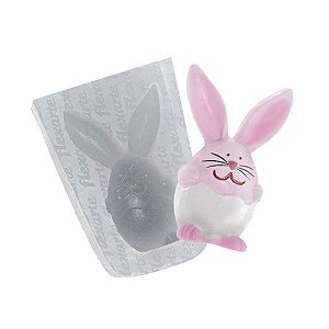 Molde de  Silicone 443 -  Coelho no Ovo