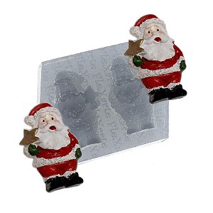 Molde de  Silicone 459 - Dupla de Papai Noel Joulupukki