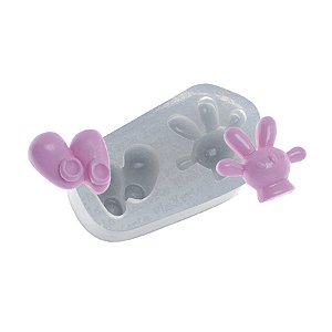 Molde de  Silicone 476 - Sapatinhos + Mãozinha