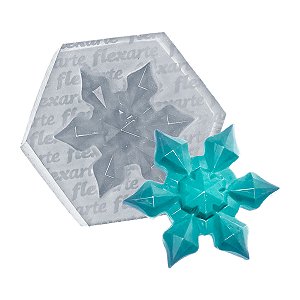 Molde de  Silicone 482 - Floco de Neve Lapidado Farahani