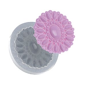 Molde de  Silicone 509 - Medalhão Sunny