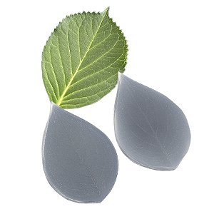 Molde de  Silicone 534 - Marcador de Folha de Hortênsia CD