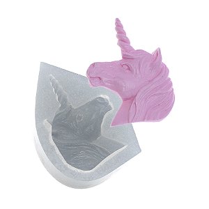 Molde de  Silicone 537 - Unicórnio Médio