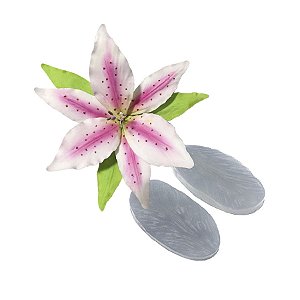 Molde de  Silicone 539 - Marcador de Lírio