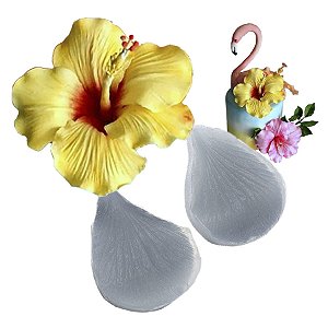 Molde de  Silicone 545 - Marcador de Hibisco CD