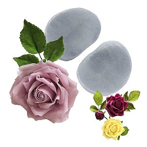 Molde de  Silicone 548 - Marcador de Rosa CD