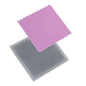 Molde de  Silicone 566 - Placa de Textura - Colméia Sextavada