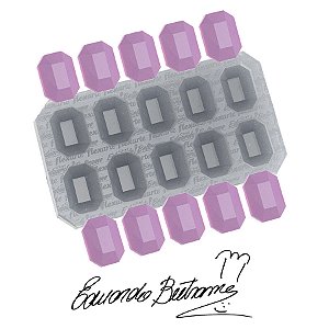 Molde de  Silicone 600 - Jóia Pró - Retangular Leverger X10 - EB