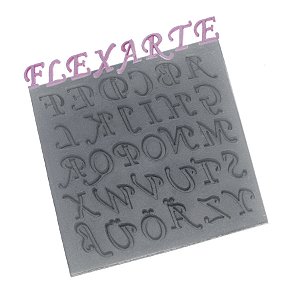 Molde de  Silicone 618 - Alfabeto Daniella Pequeno