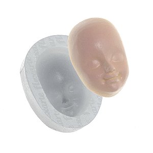 Molde de  Silicone 669 - Rostinho Princesas, Santas, etc - Variados Rostos