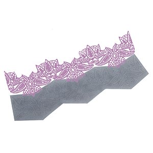 Molde de  Silicone 683 - Renda Romanesque Baukis