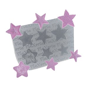 Molde de  Silicone 720 - Sexteto de Estrelas Pequenas