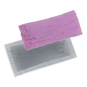 Molde de  Silicone 723 - Casca de Árvore Ret -  Pequena