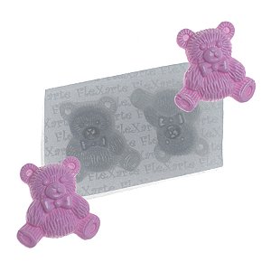 Molde de  Silicone 726 - Dupla de Ursinhos Jillian