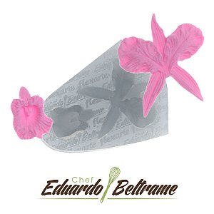 Molde de  Silicone 747 - Orquídea Pequena - EB