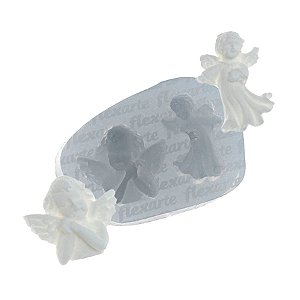 Molde de  Silicone 797 - Dupla de Anjos EVA
