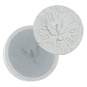 Molde de  Silicone 808 - Espírito Santo Gigante Raso 3D  - 11 cm