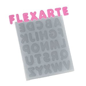 Molde de  Silicone 812 - Alfabeto de Pesponto