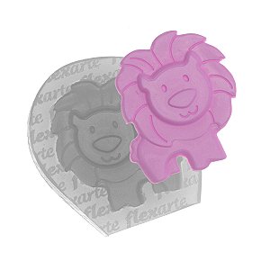 Molde de  Silicone 826 - Leão de  Circo Animado