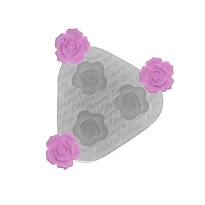 Molde de  Silicone 870 - Trio de Flores Renesmée - EB