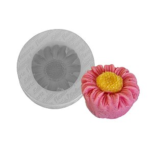 Molde de  Silicone 871 - Doce Modelado de Flor Margarida - EB