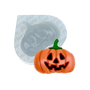 Molde de  Silicone 879 - Abóbora Média de Halloween