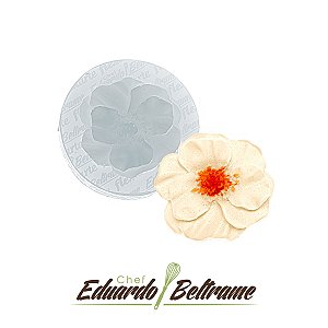 Molde de  Silicone 934 - Flor Mamie Rasa - EB