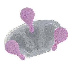Molde De Silicone 046 - Trio De Balões - Balão - Jogos