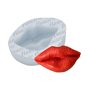 Molde de Silicone 1013 - Lábio Médio 4,3cm - Flexarte