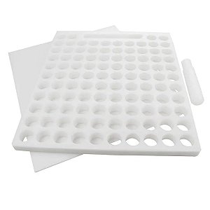 Placa Porcionadora - 104 furos - 10 gramas