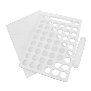 Placa Porcionadora - 50 furos - 10 gramas