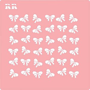 Stencil Biscoito Lacinho