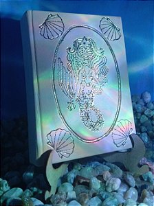 Caderno A7 de couro amarelo Oxum