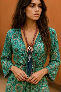 Colar Maren acompanha brinco