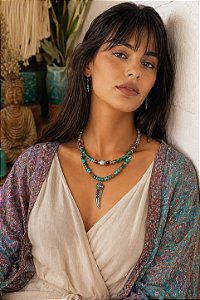 Colar Melissa - Acompanha Brincos