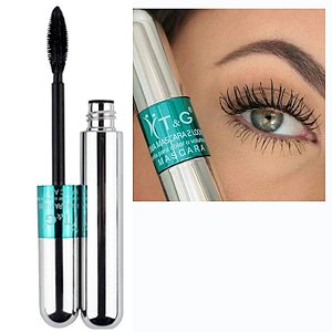 Máscara De Cílios Rímel T&g Tango 4d A Prova D'água 2 Em 1 Preto