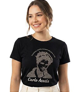 BabyLook Feminina São Carlo Acutis Padroeiro Internet