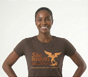 BabyLook Feminina São Miguel Arcanjo Defendei Nos Combate