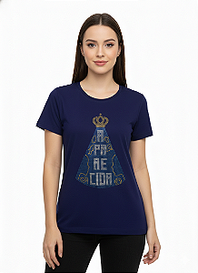T-Shirt Plus Size Feminina Católica Nossa Senhora Aparecida