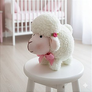Lembrancinha de Ovelha Fofona Rosa