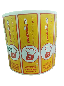 Rolo de Etiqueta Lacre Personalizada – Pedidos10