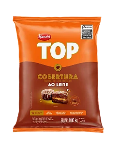 Cobertura de Chocolate Ao Leite Top Harald 1,01kg Gotas